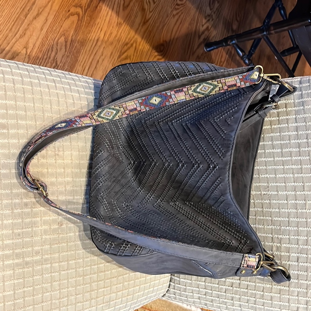 Black Rivet cross body hand bag  Excellent condition!  Make me an offer